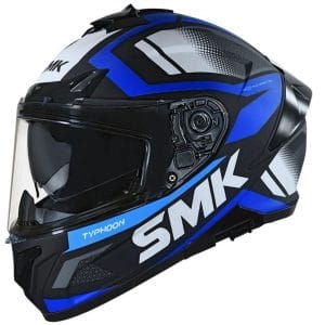 SMK Typhoon Thorn Mavi Kapalı Kask